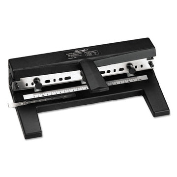Swingline® 40-sheet Heavy-duty Two- To Seven-hole Adjustable Heavy-duty Paper Punch, 9-32" Holes, Black freeshipping - TVN Wholesale